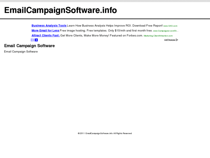 www.emailcampaignsoftware.info