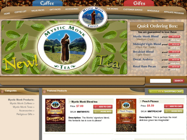 www.mysticmonkcoffees.info