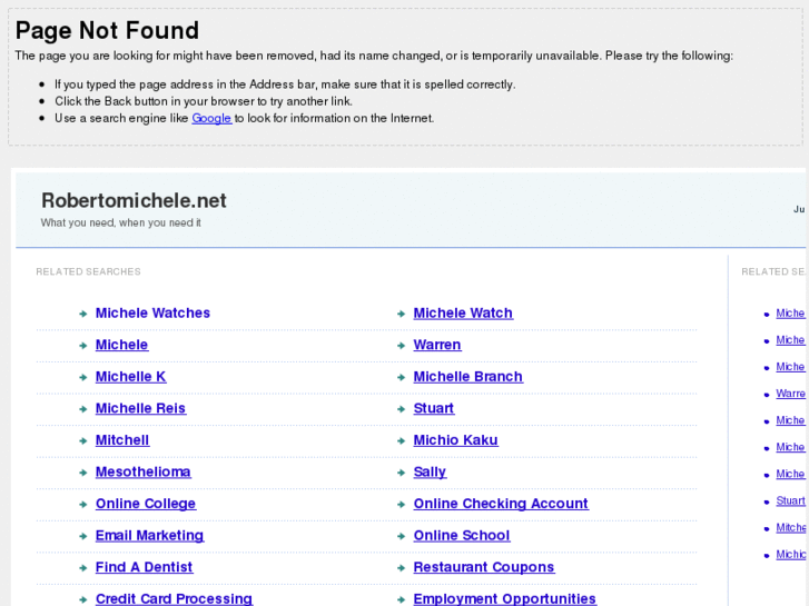 www.robertomichele.net