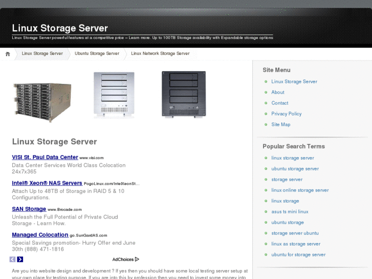 www.linuxstorageserver.net