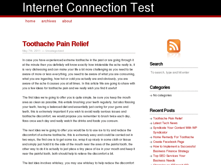www.internetconnectiontest.net