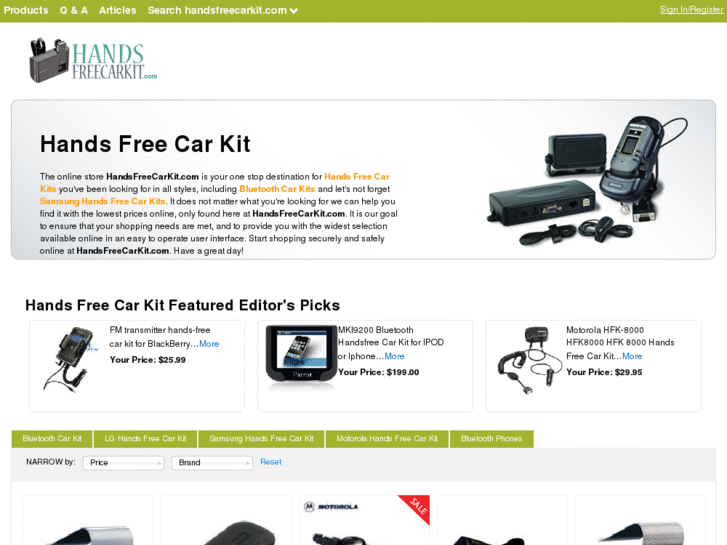 www.handsfreecarkit.com