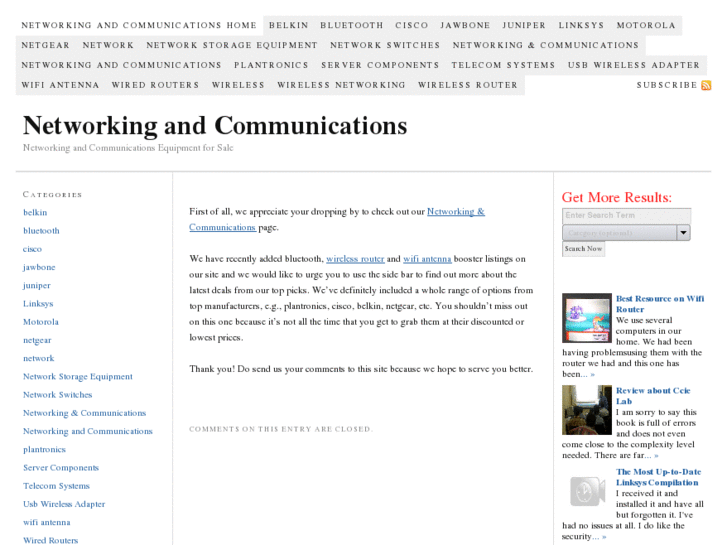 www.networkingandcommunications.info