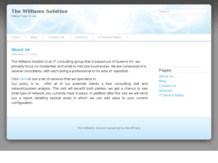 www.thewilliamssolution.com