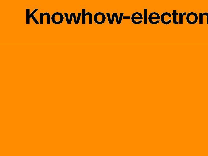 www.knowhow-electronics.com