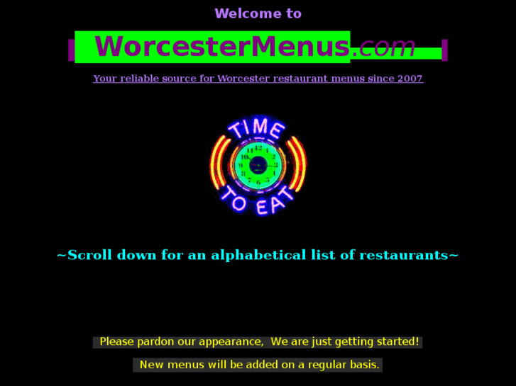 www.worcestermenus.com