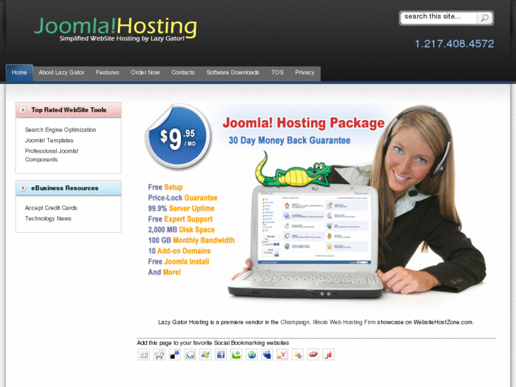 www.lazygatorhosting.com