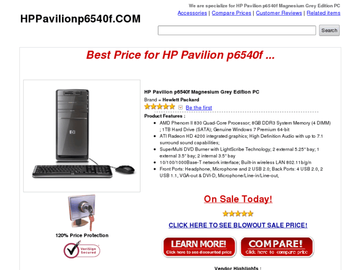 www.hppavilionp6540f.com