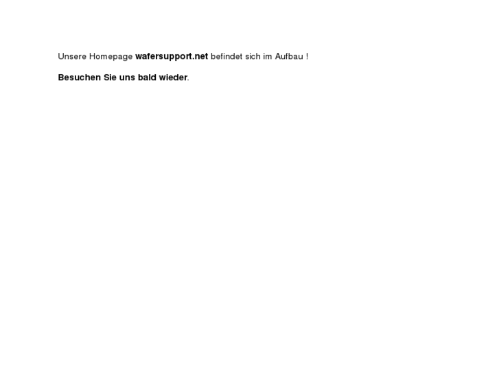 www.wafersupport.net