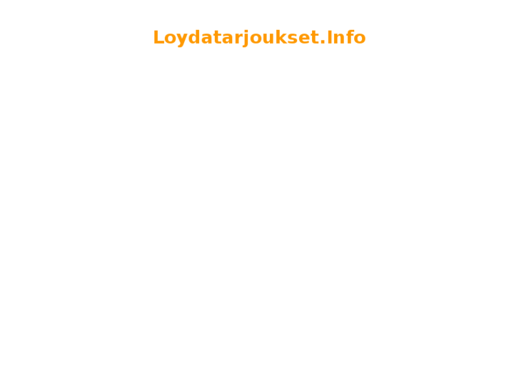 www.loydatarjoukset.info