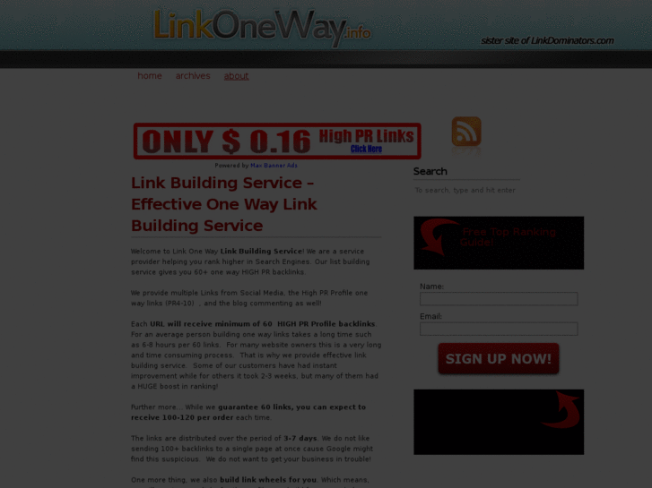 www.linkoneway.info