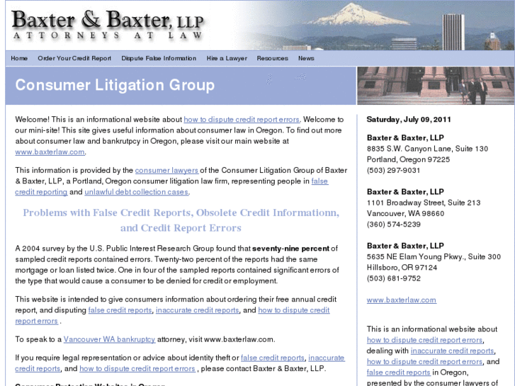 www.oregon-credit-report-errors.com