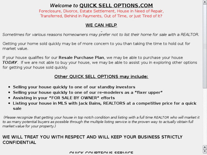 www.quickselloptions.com