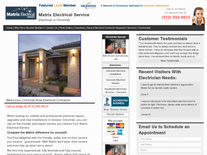 www.electricianincincinnati.com
