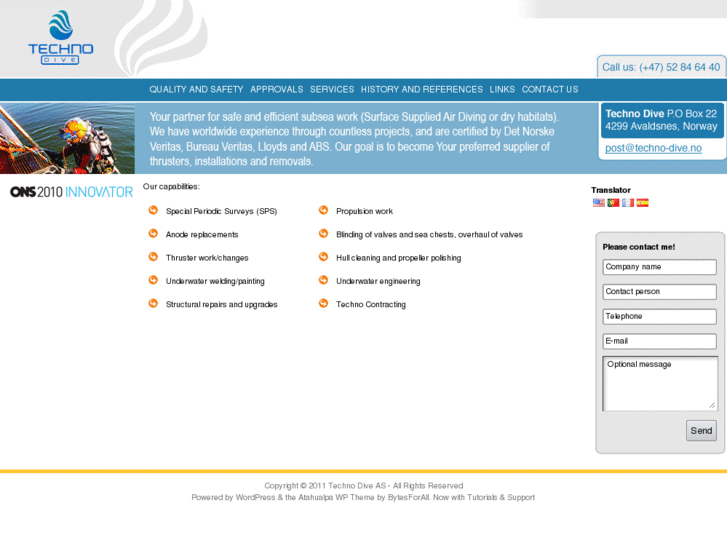 www.techno-dive.no