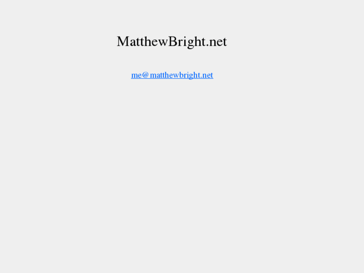 www.matthewbright.net