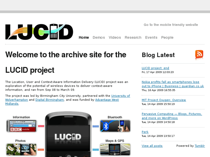 www.lucidproject.org