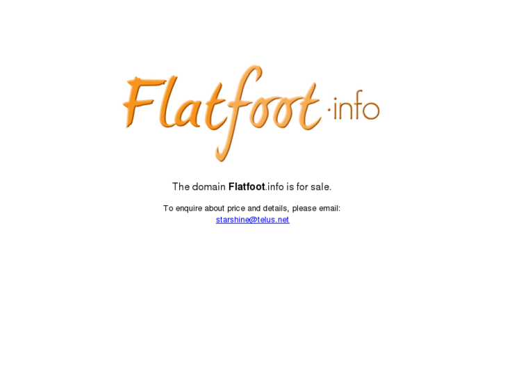 www.flatfoot.info