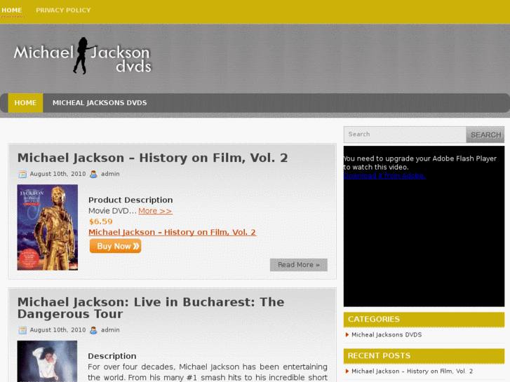 www.michaeljacksondvds.info