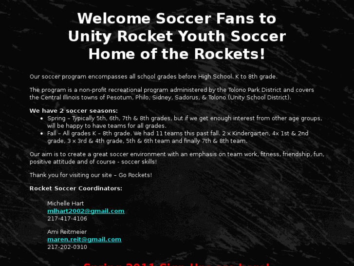 www.unityrocketsoccer.net