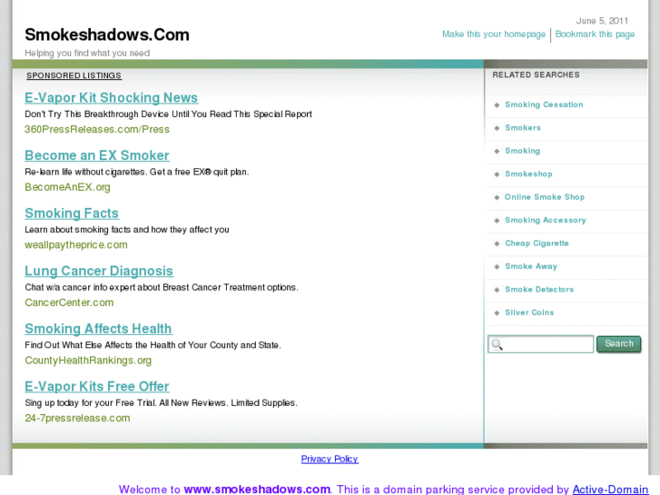 www.smokeshadows.com