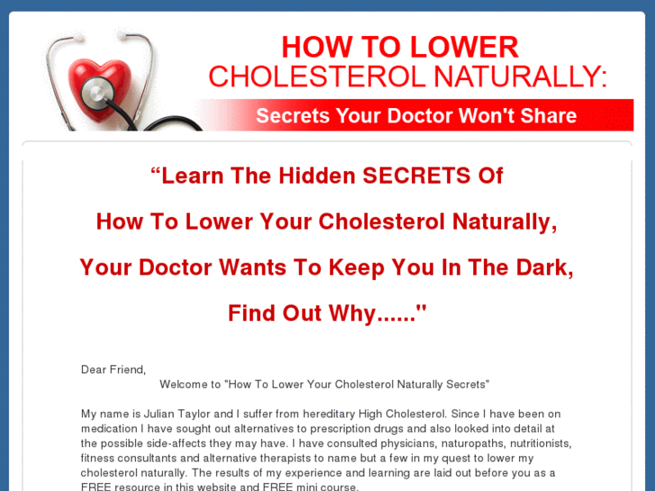 www.howtolowercholesterolnaturallysecrets.com