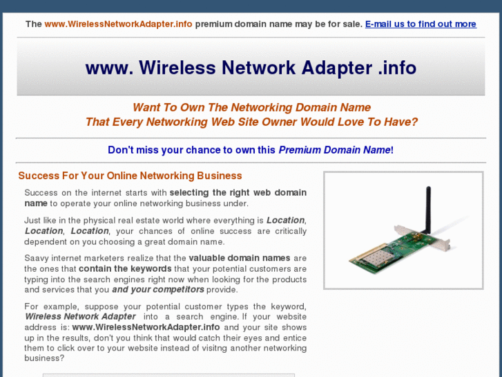 www.wirelessnetworkadapter.info
