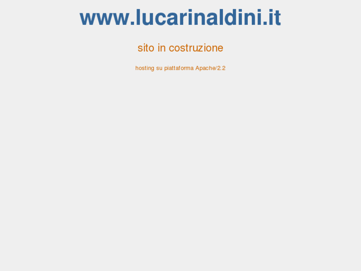 www.lucarinaldini.com