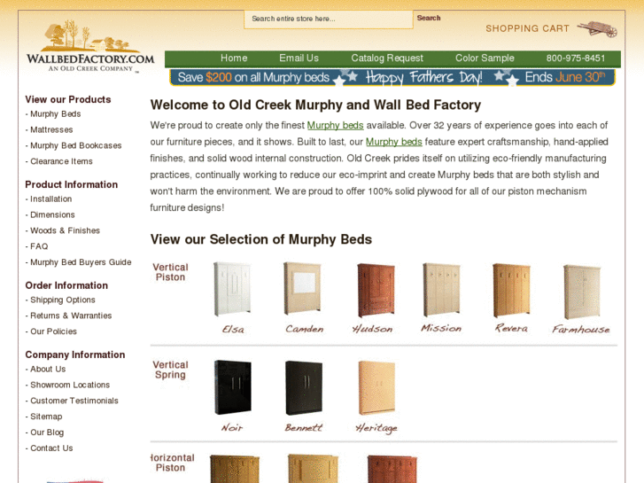 www.oldcreekwallbedfactory.com