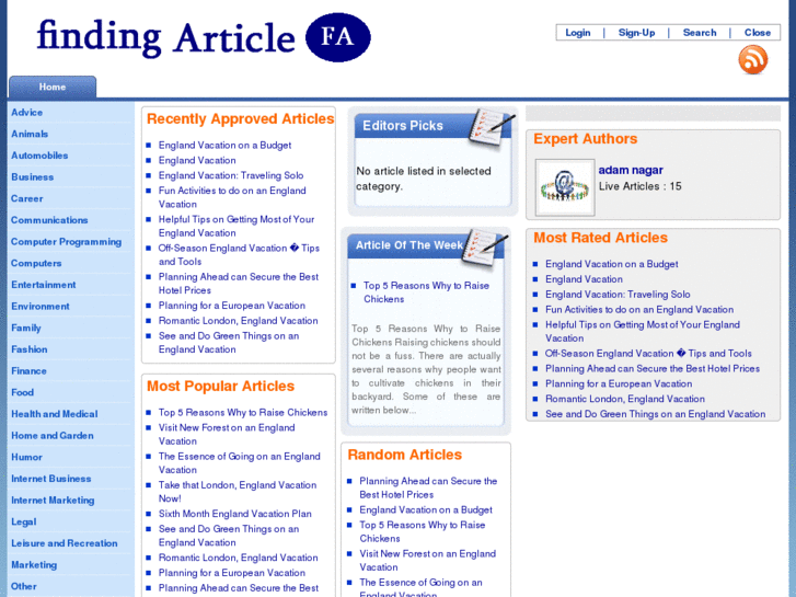 www.findingarticle.com