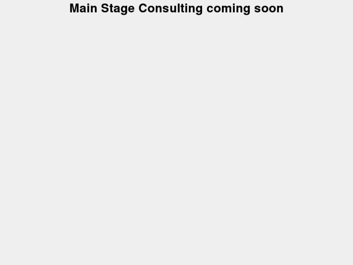 www.mainstageconsulting.com