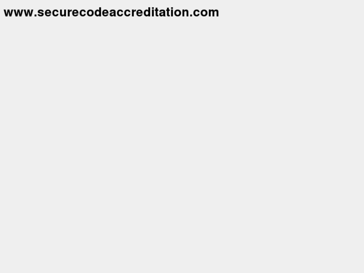 www.securecodeaccreditation.com