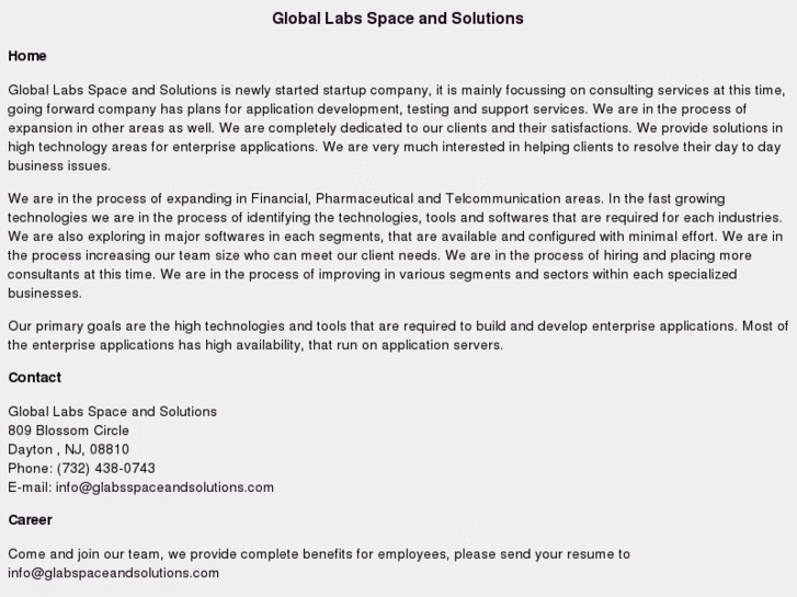 www.glabsspaceandsolutions.com