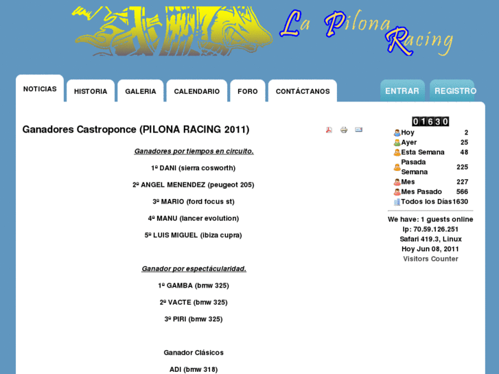 www.lapilonaracing.com