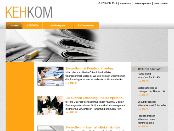 Blankenagel.Com: KehKom.de - automatic redirect