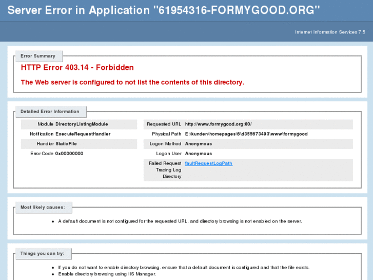 www.formygood.org