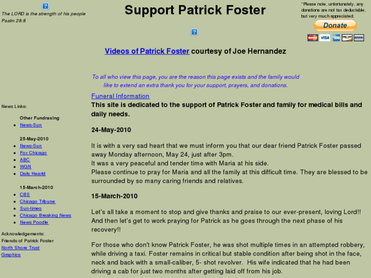 www.supportpatrickfoster.com