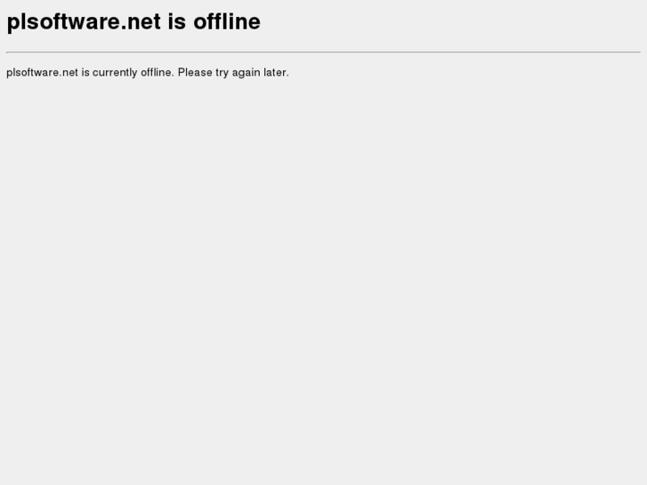 www.plsoftware.net