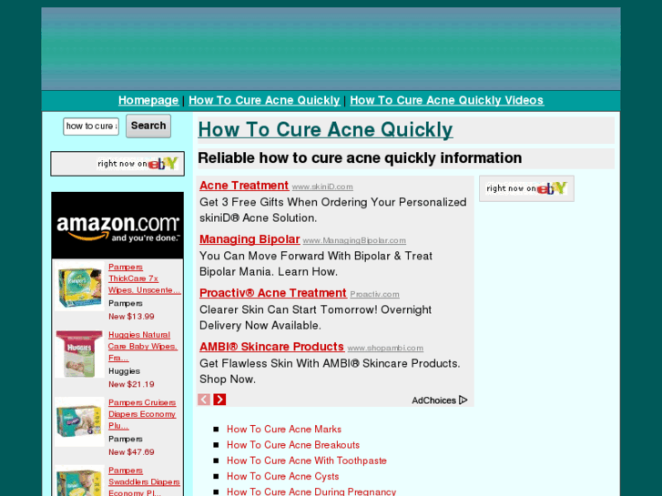 www.howtocureacnequickly.info