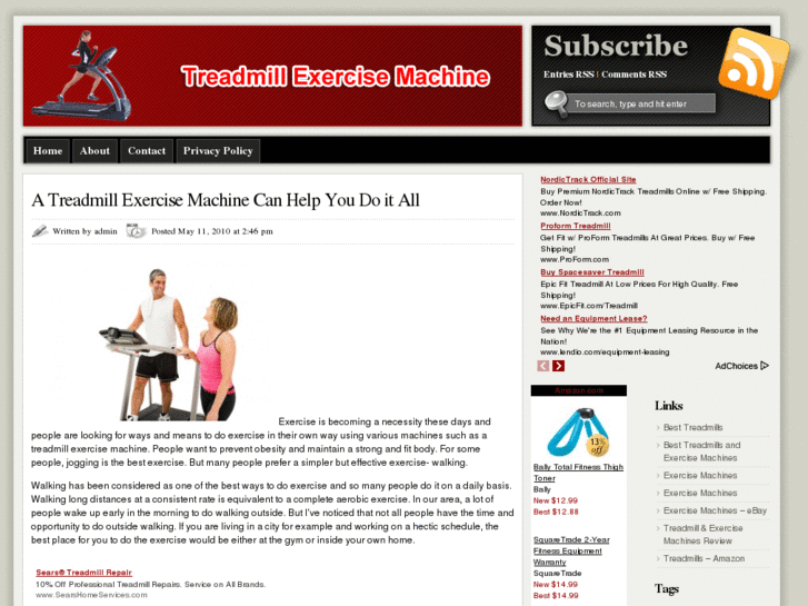 www.treadmillexercisemachine.net