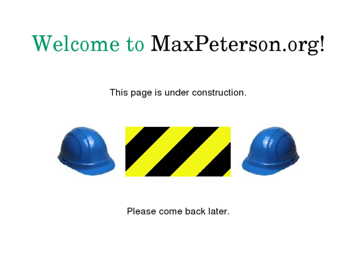 www.maxpeterson.org