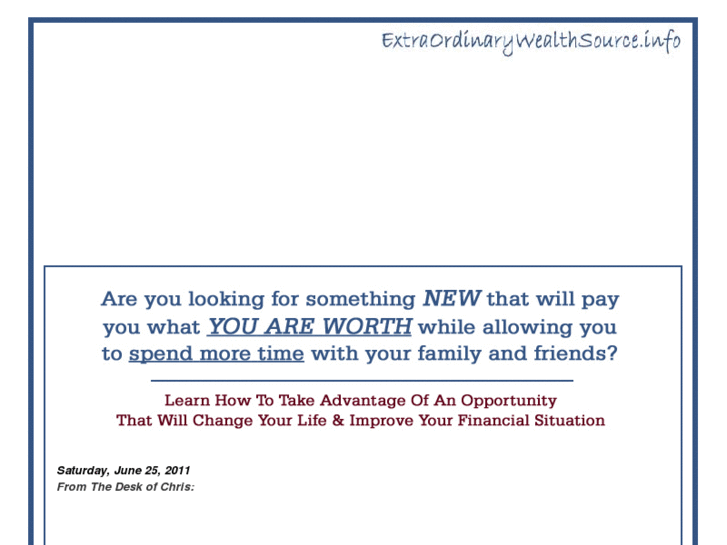 www.extraordinarywealthsource.info
