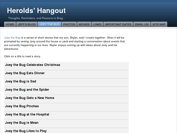 www.joeythebug.com