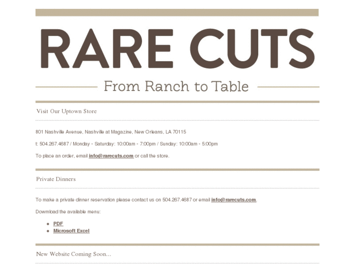 www.rarecuts.com