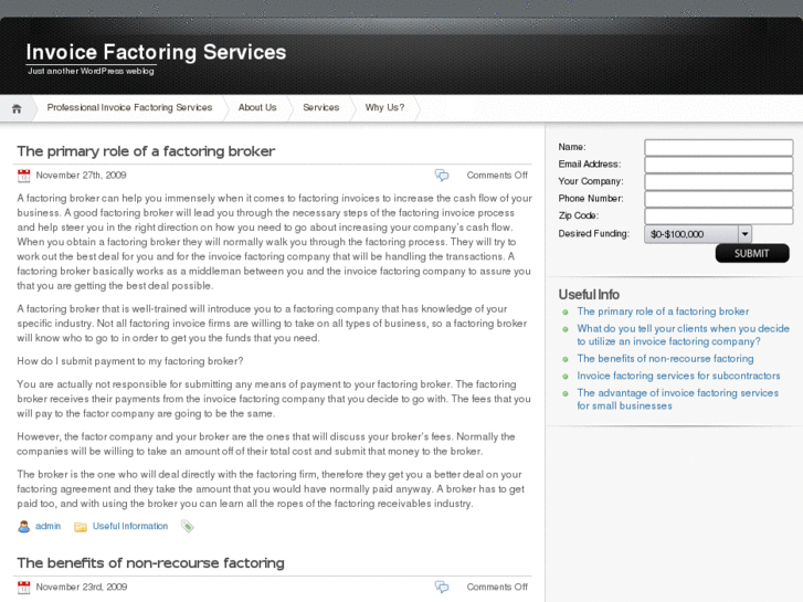 www.invoicefactoringservices.net