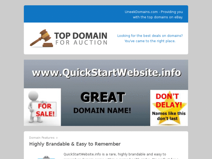 www.quickstartwebsite.info