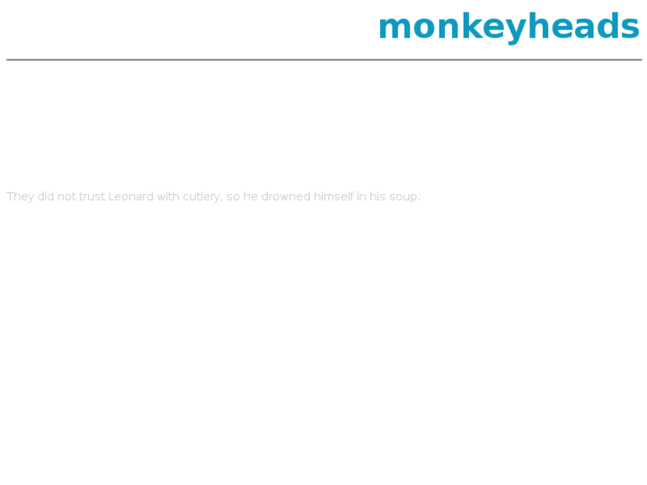 www.monkeyheads.net