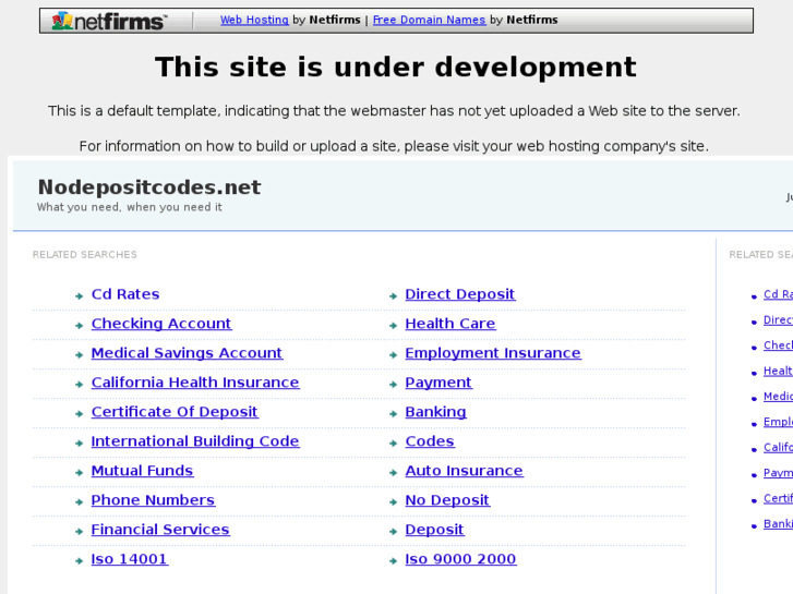 www.nodepositcodes.net
