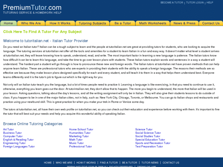 www.tutoritalian.net