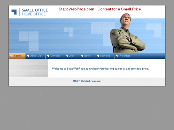 www.staticwebpage.com